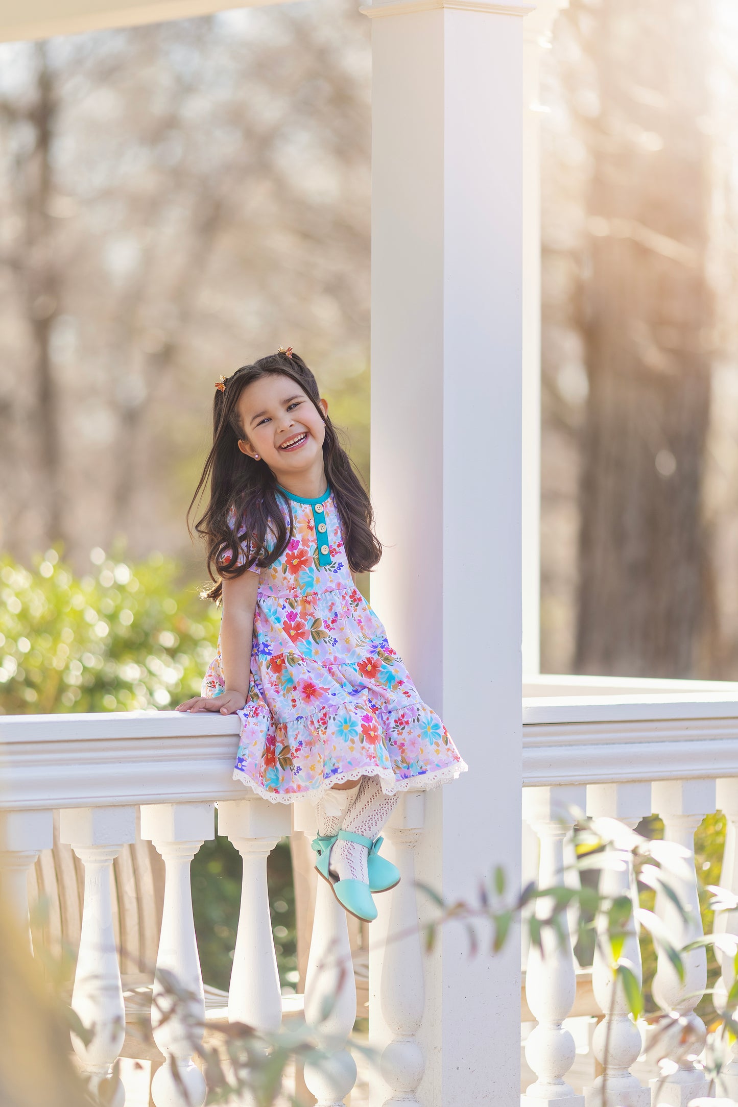 Belles Fleurs Floral Dress