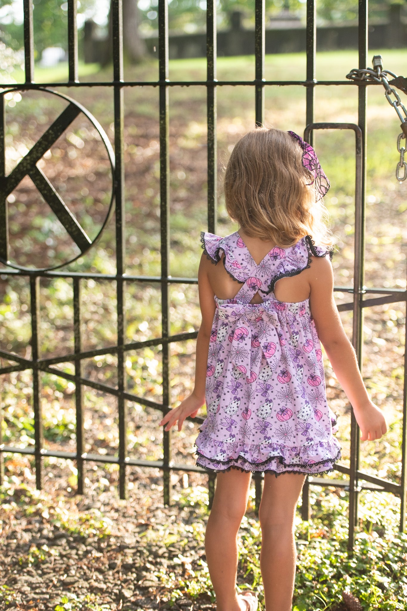 Halloween Ghoul Next Door Bow Back Tunic Set