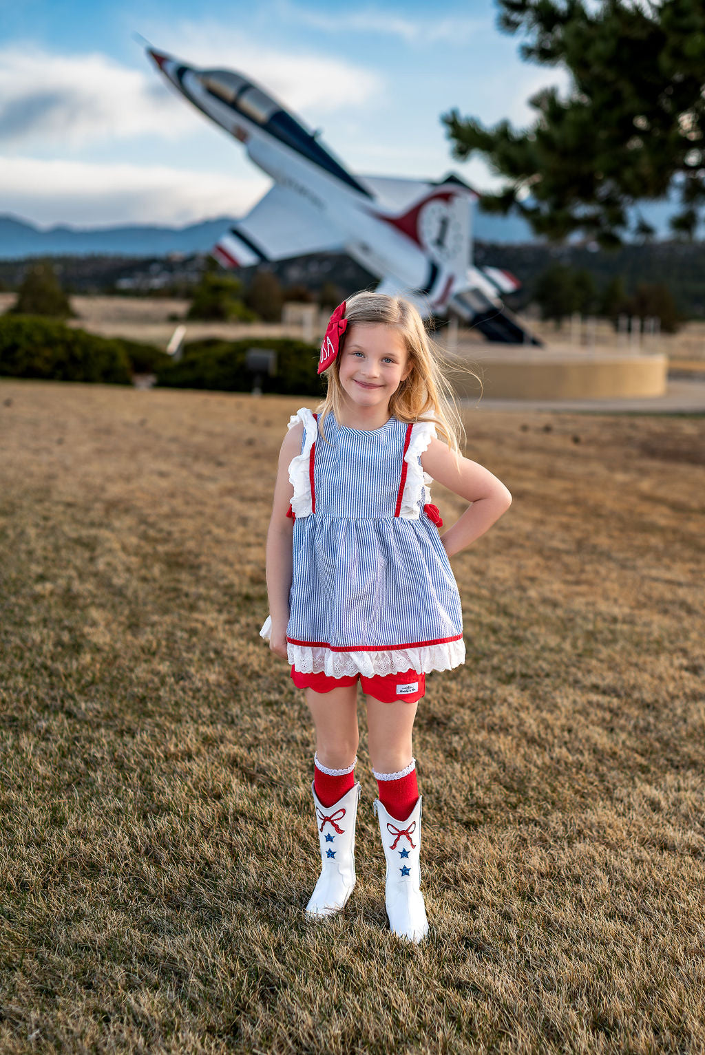 Freedom Stripes Tunic Set