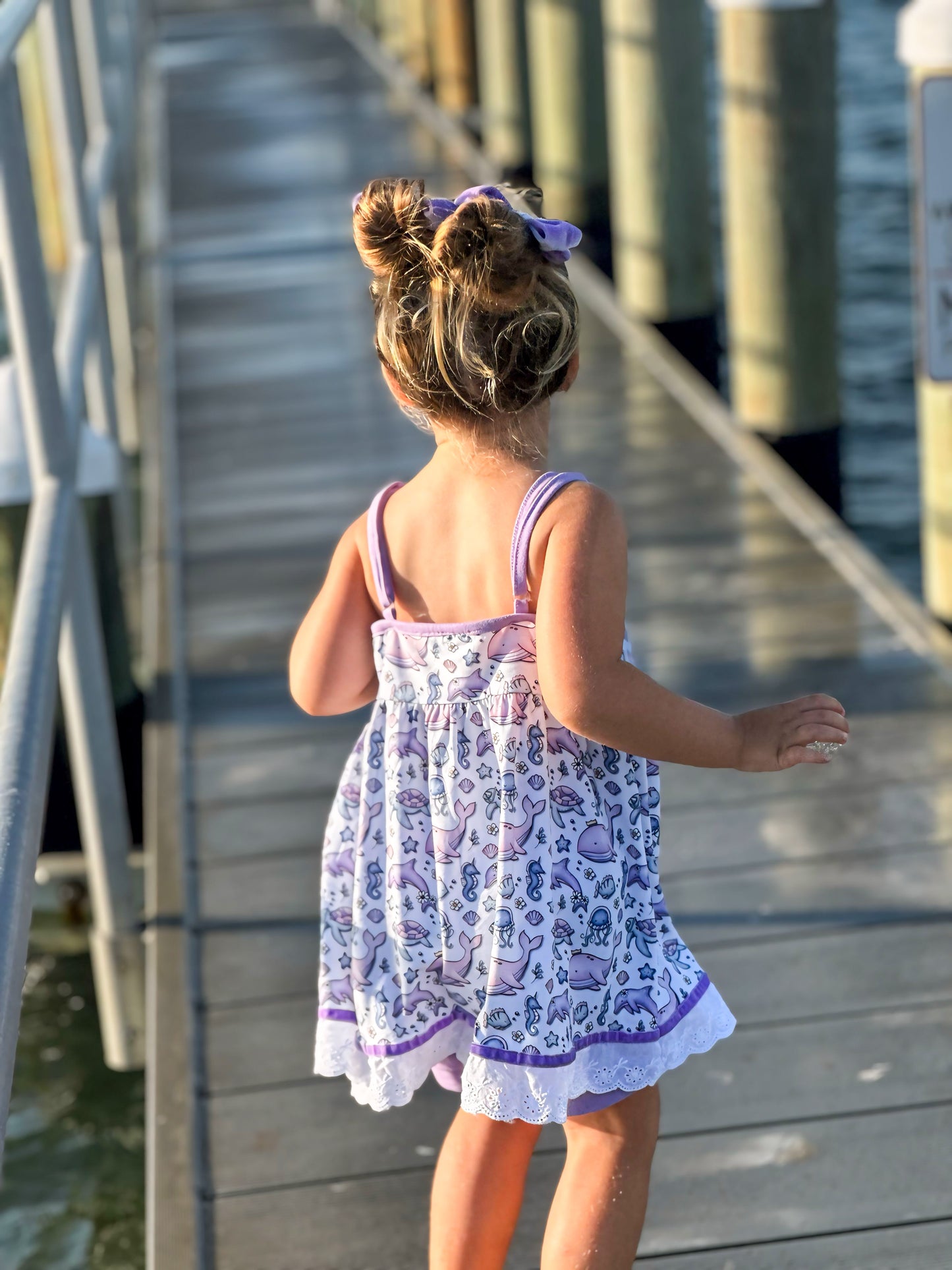 Sea Life Tunic Set with Shorts