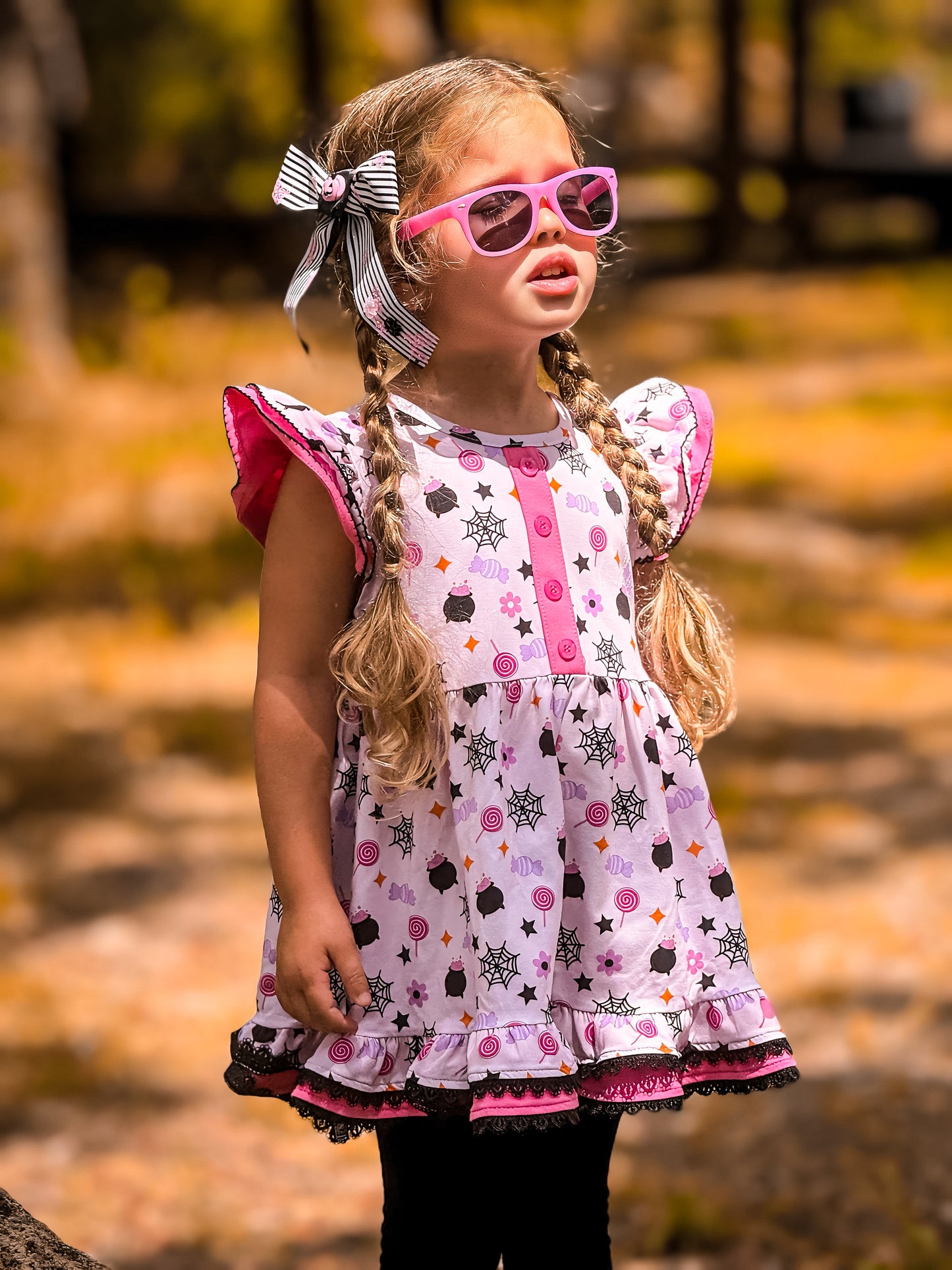 Halloween Treats No Tricks Tunic Set