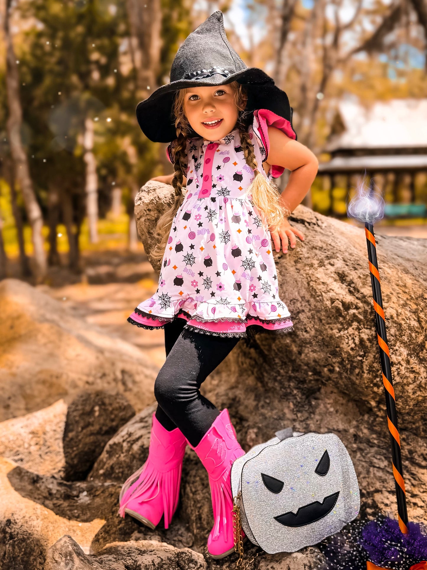 Halloween Treats No Tricks Tunic Set