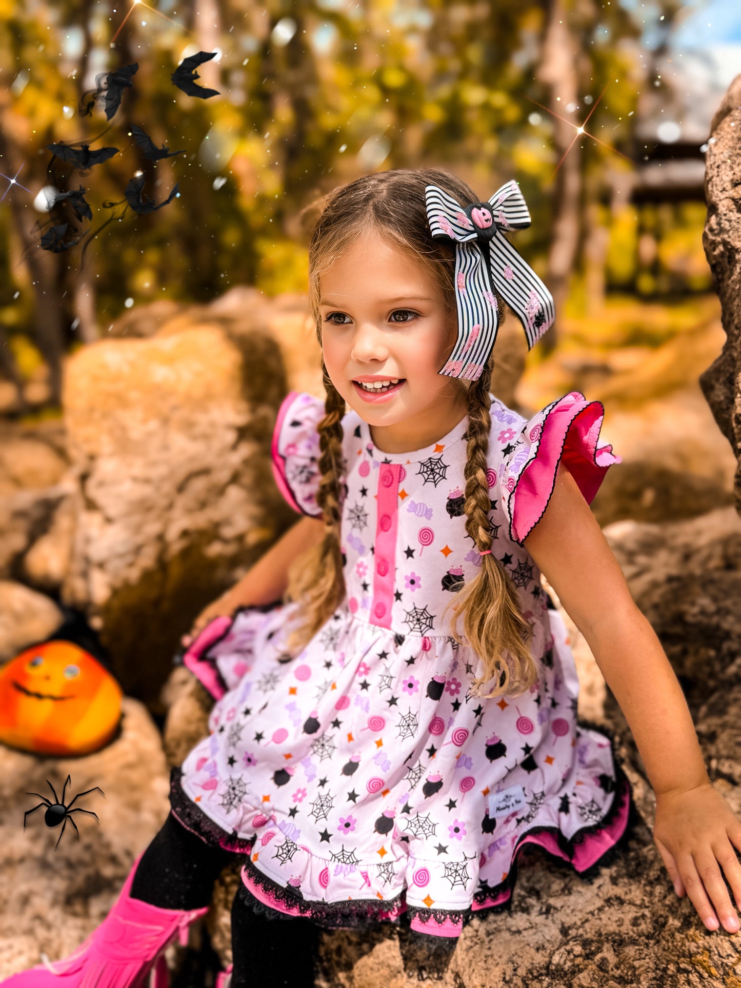 Halloween Treats No Tricks Tunic Set