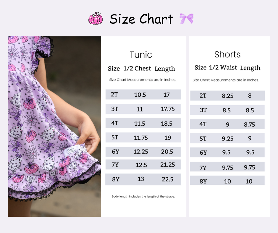 Halloween Ghoul Next Door Bow Back Tunic Set