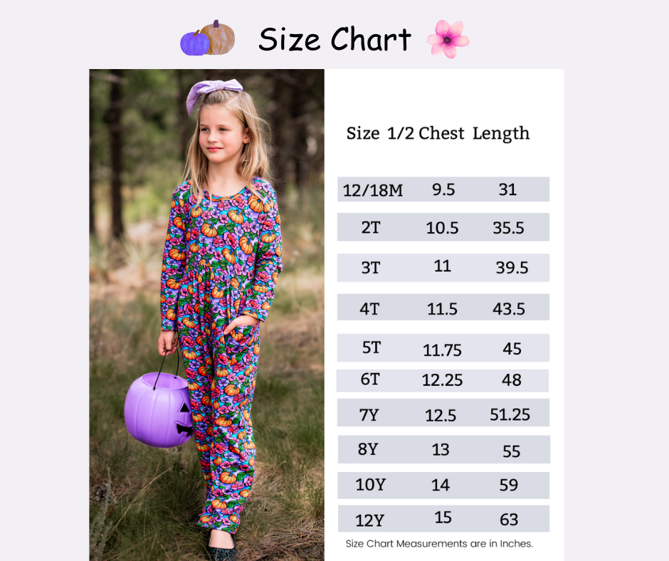 Pumpkins and Peonies Leggy Romper