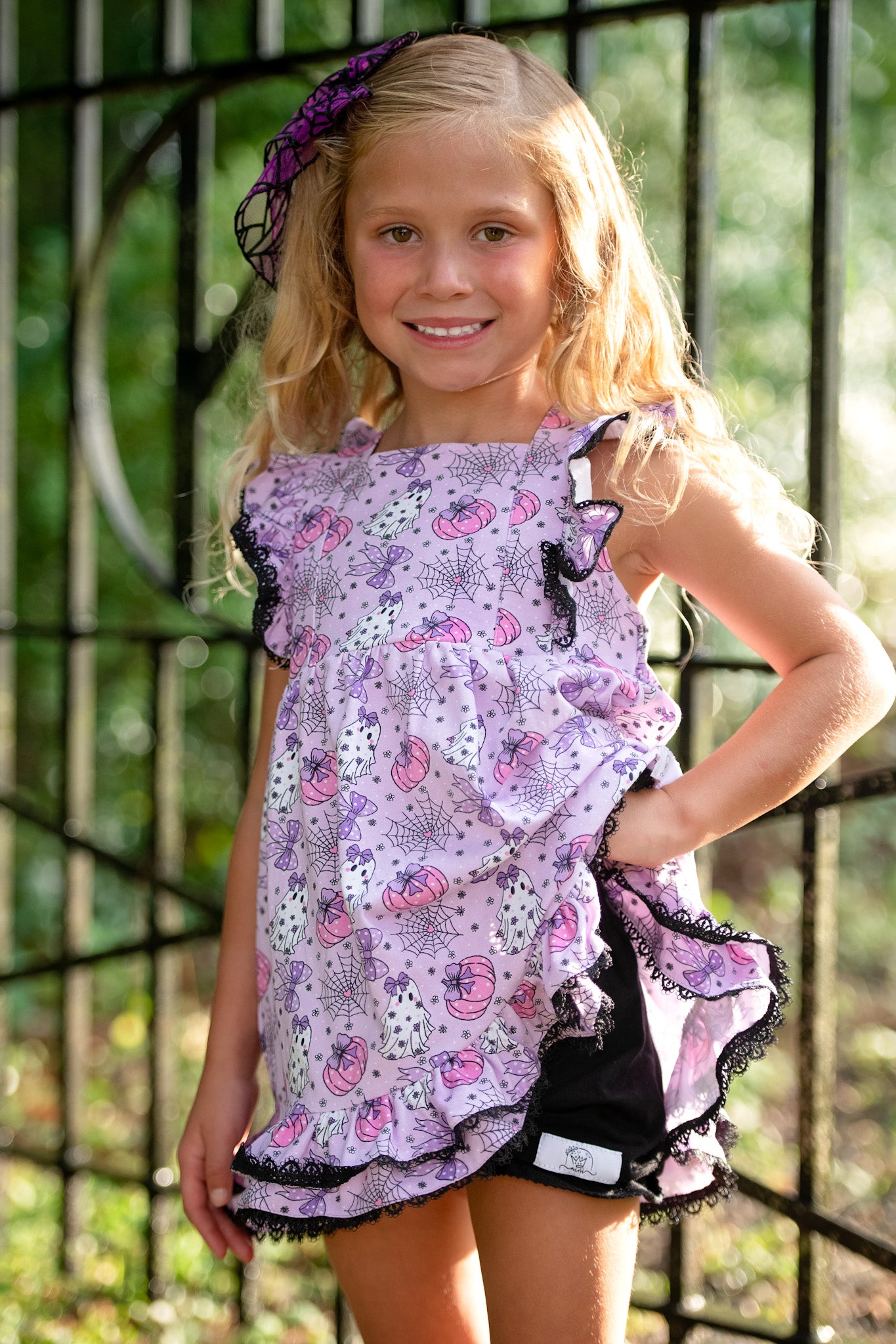 Halloween Ghoul Next Door Bow Back Tunic Set
