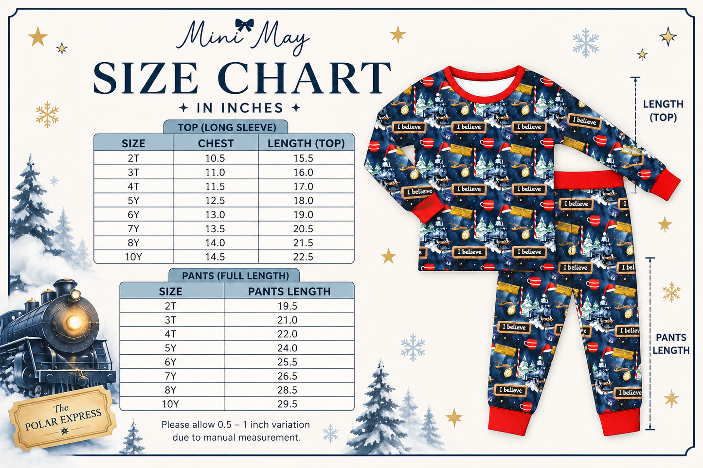Polar Express Bamboo Set Limited Preorder