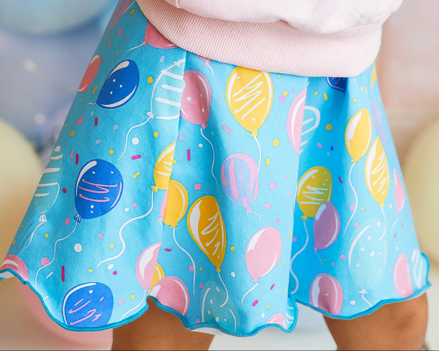 Birthday Balloons Skort