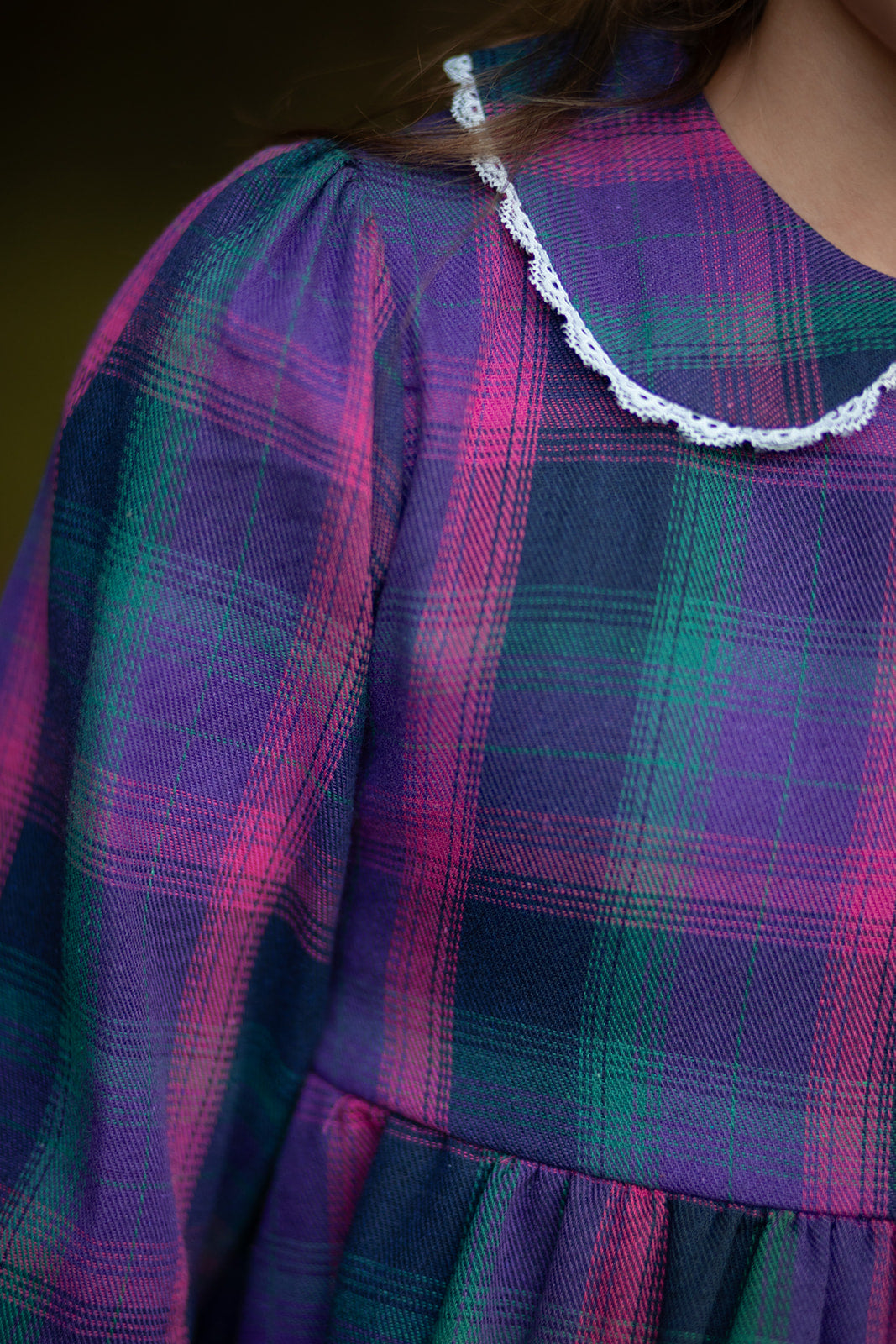 Fall Purple Plaid Long Sleeve Dress – Mini May Fall Purple Plaid Long Sleeve Dress – Mini May