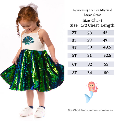 Princess of the Sea Mermaid Sequin Dress