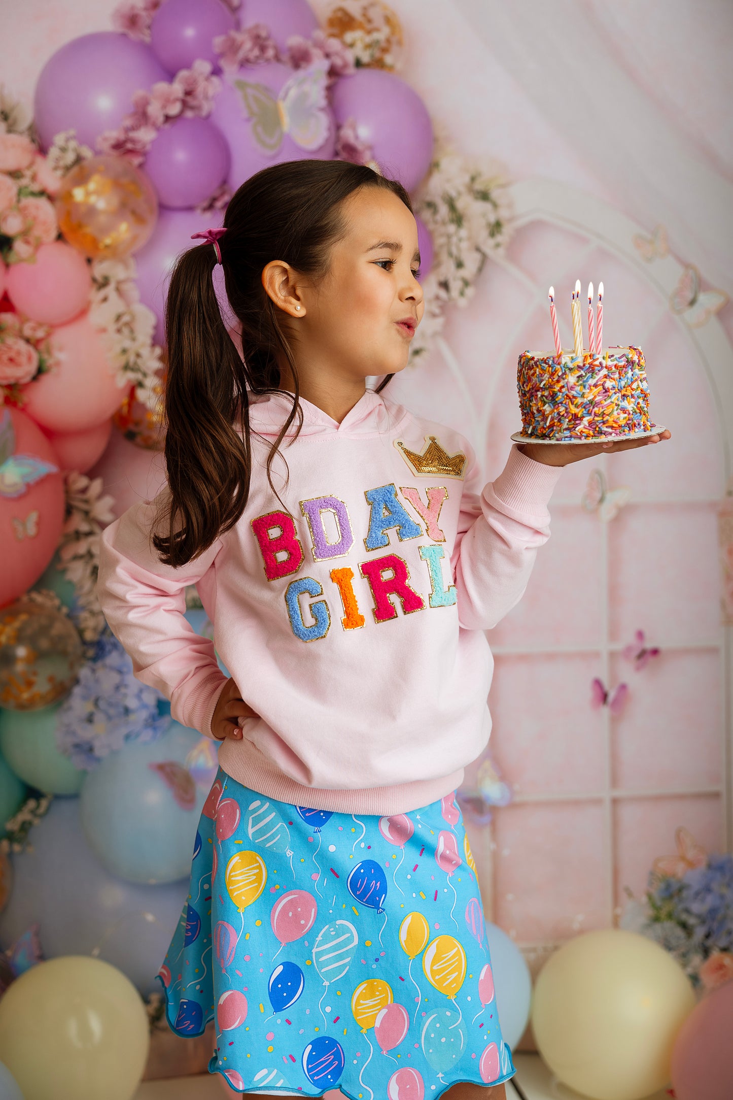 Birthday Balloons Skort