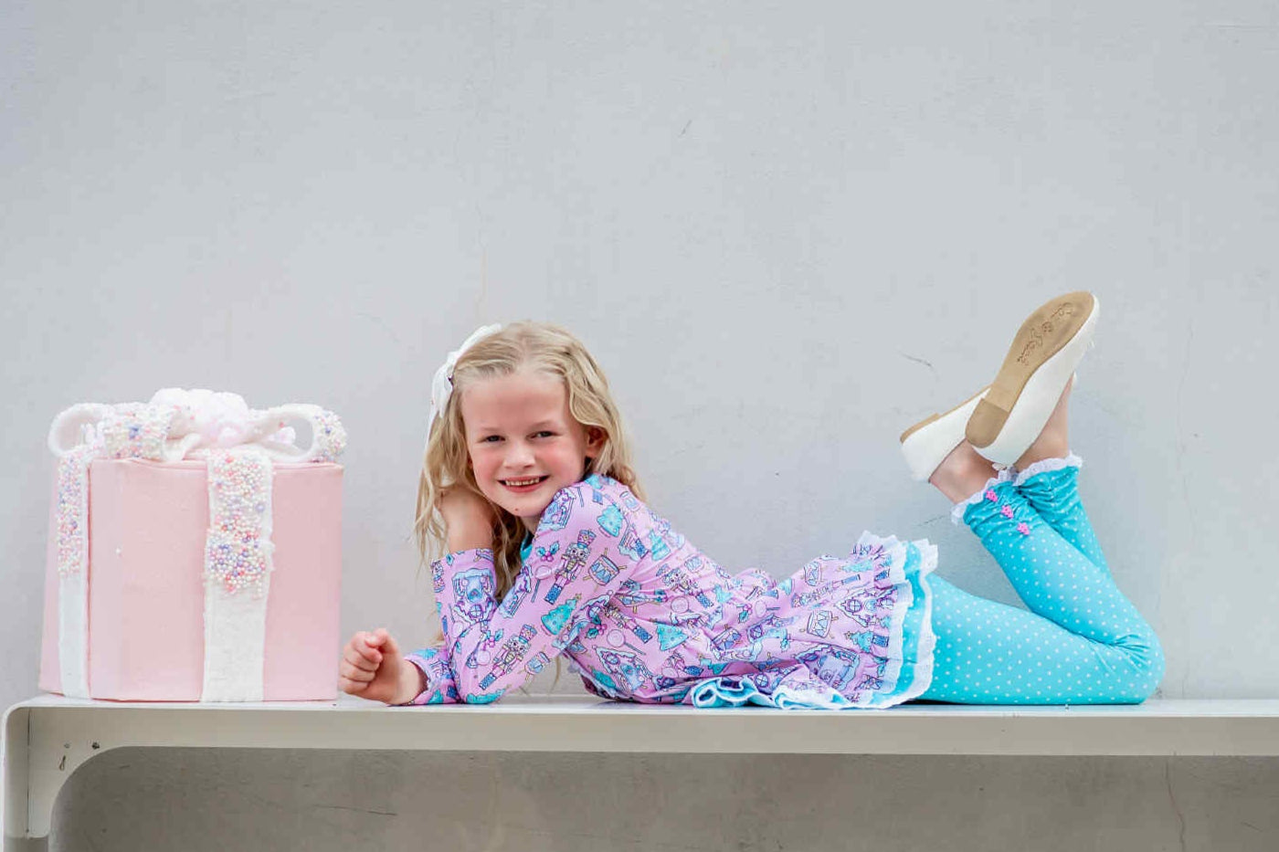 Pink Nutcracker Holiday Playset