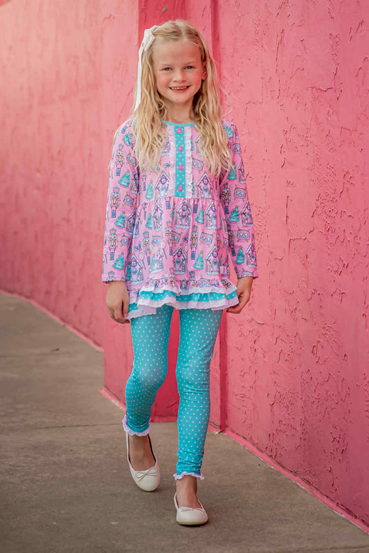 Pink Nutcracker Holiday Playset