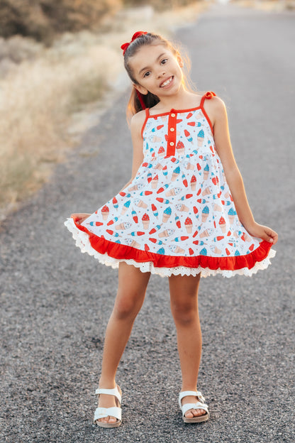 Ice Cream Freedom Dress Set