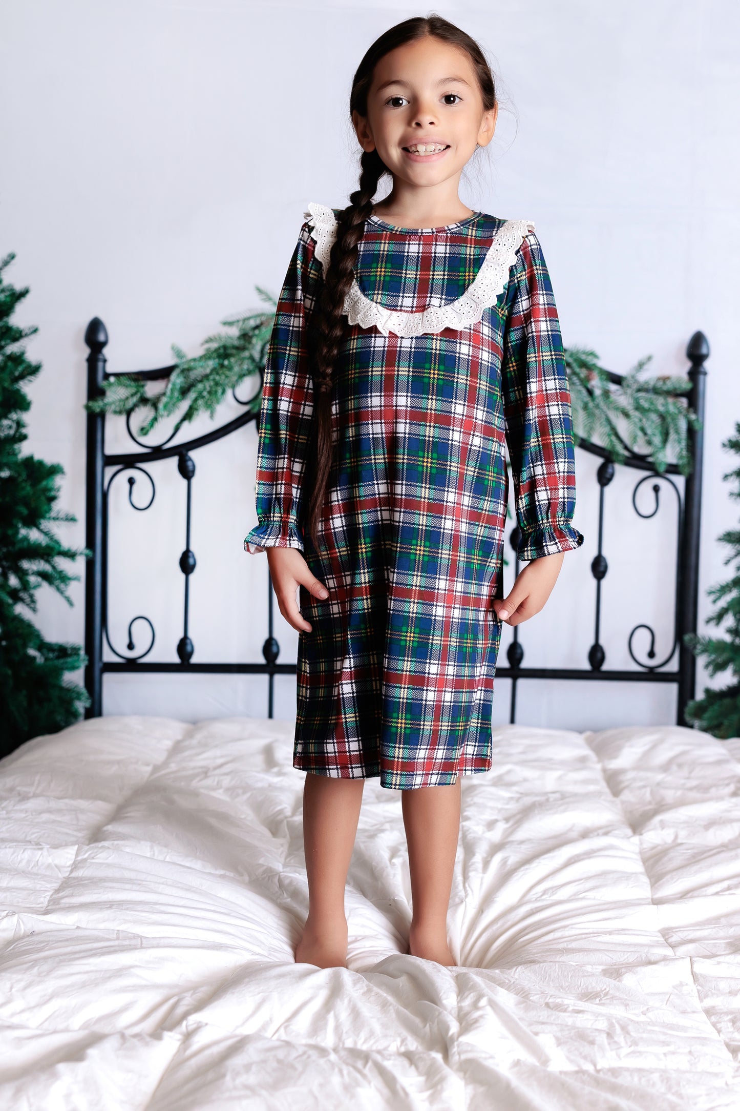 Holiday Tartan Plaid Gown