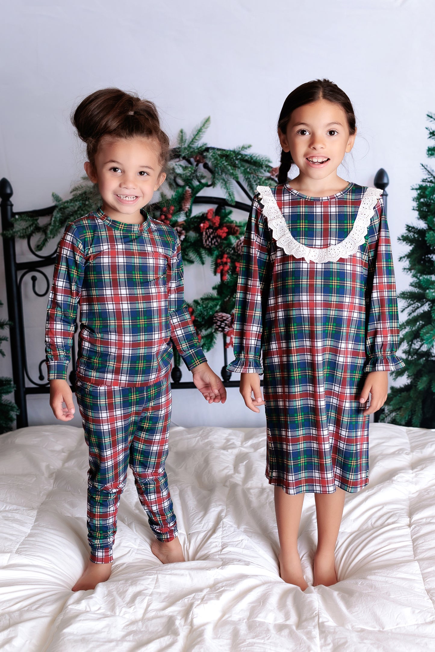 Holiday Tartan Plaid Gown