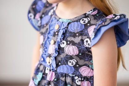 Skeleton Spooky Halloween Tunic Set
