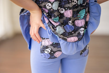 Skeleton Spooky Halloween Tunic Set