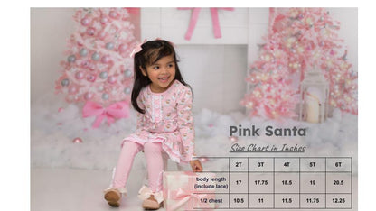 Pink Santa Tunic Set