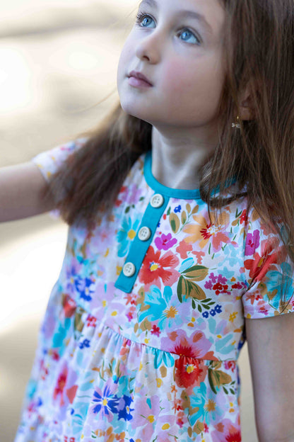 Belles Fleurs Floral Dress