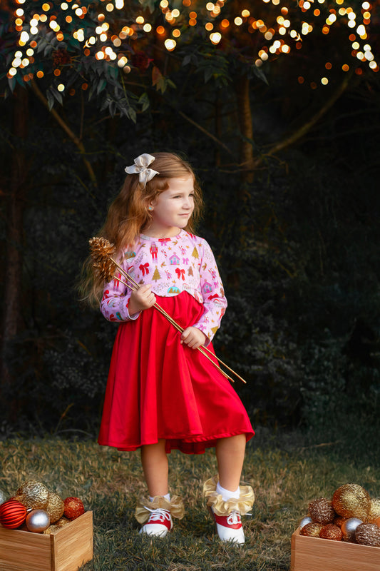 Nutcracker Velvet Dress