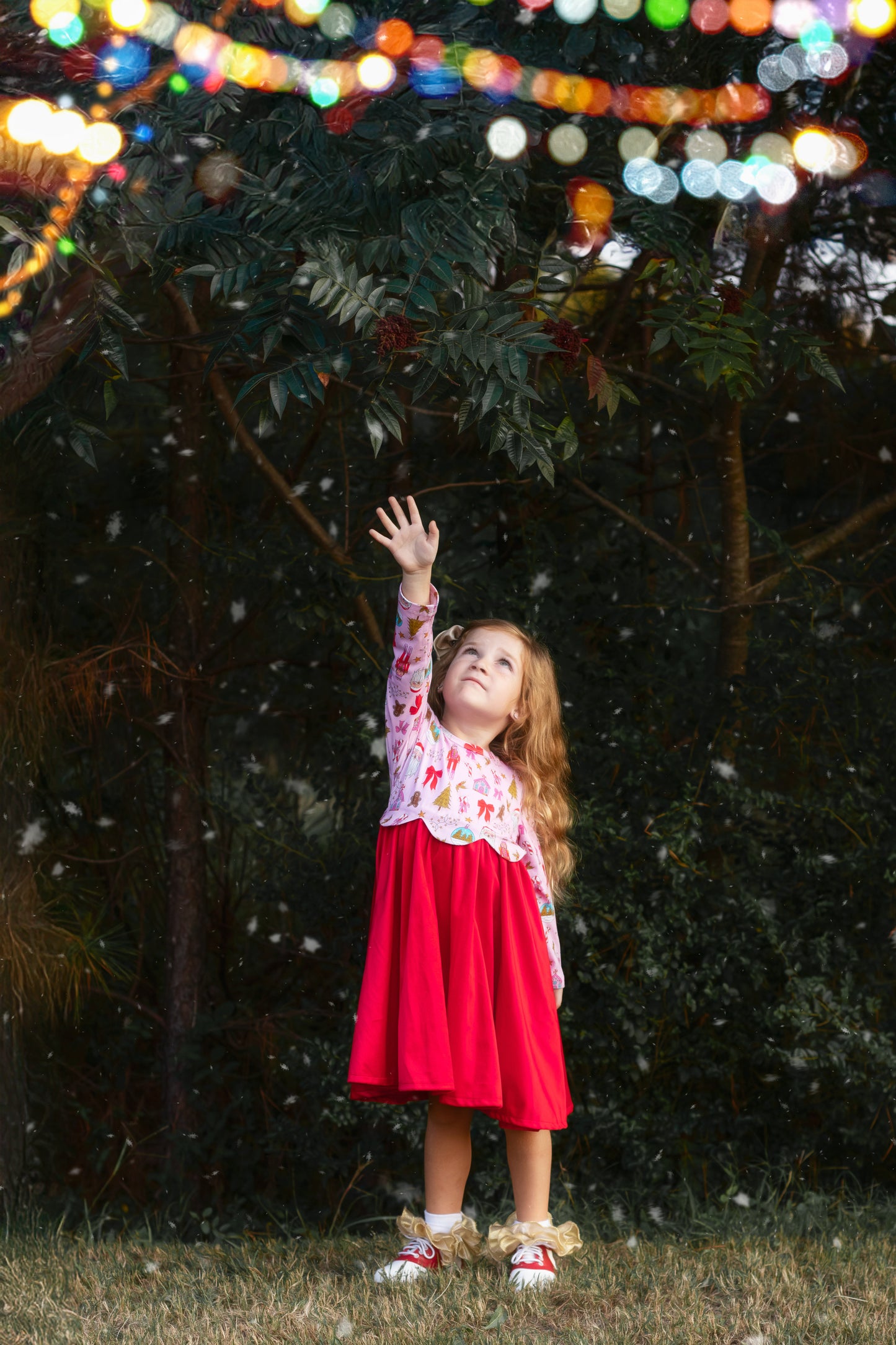 Nutcracker Velvet Dress