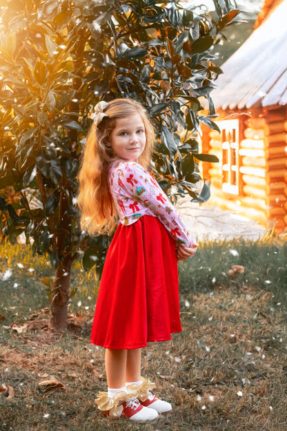 Nutcracker Velvet Dress