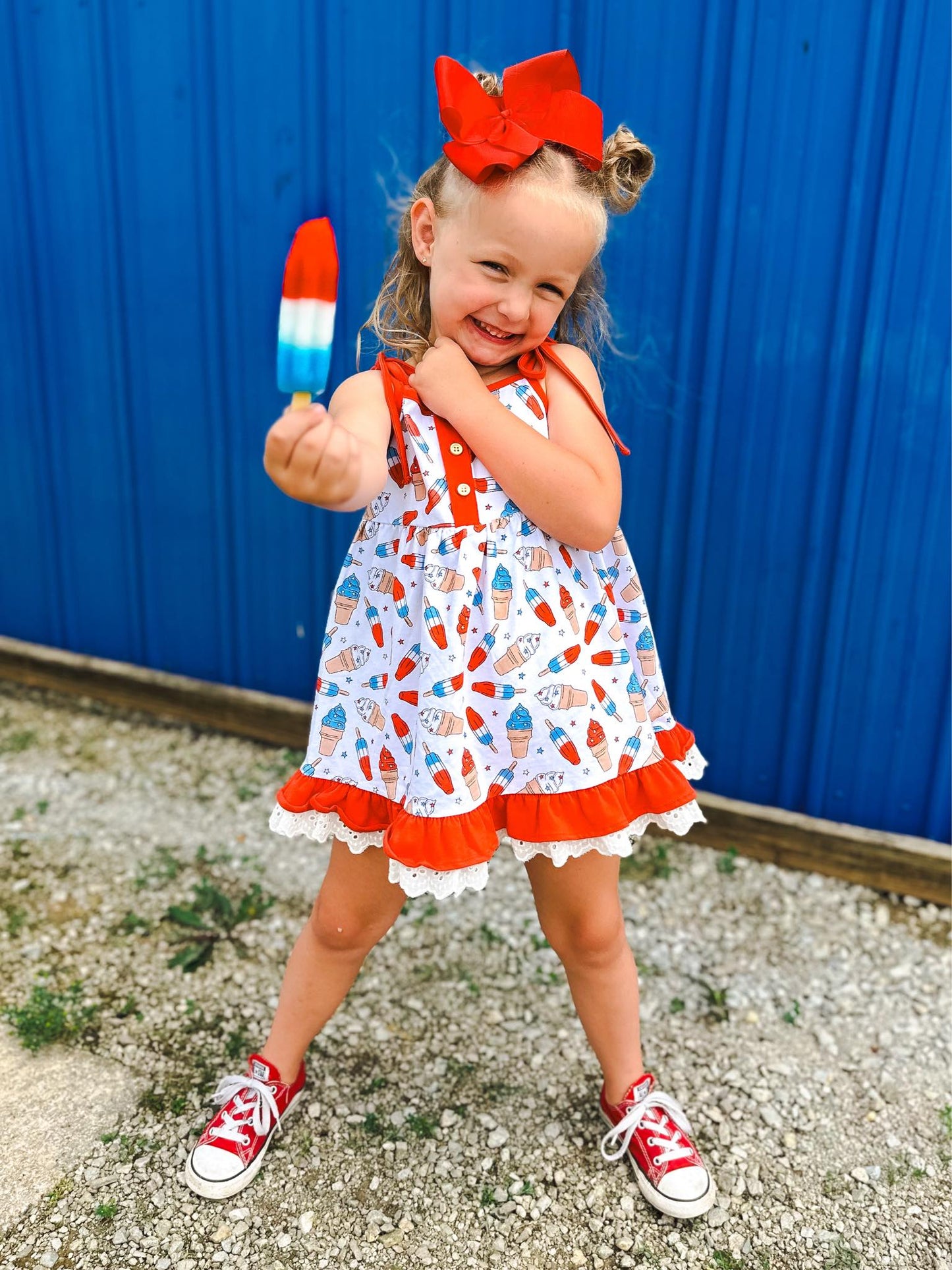 Ice Cream Freedom Dress Set