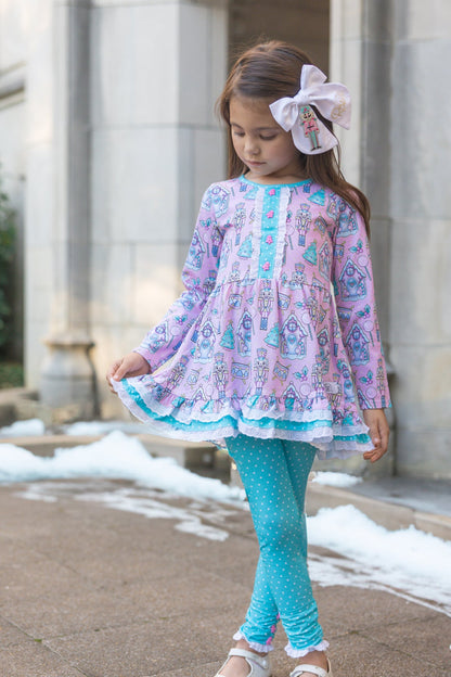 Pink Nutcracker Holiday Playset