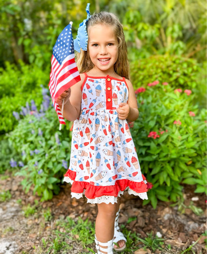 Ice Cream Freedom Dress Set