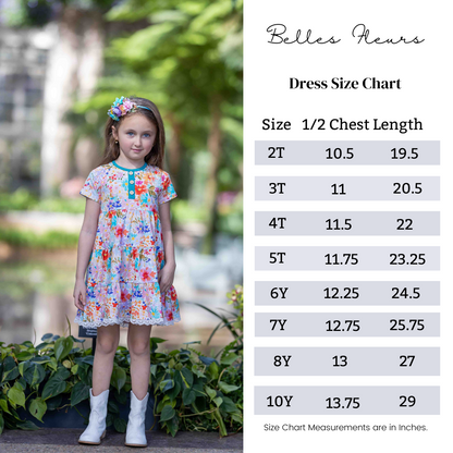 Belles Fleurs Floral Dress