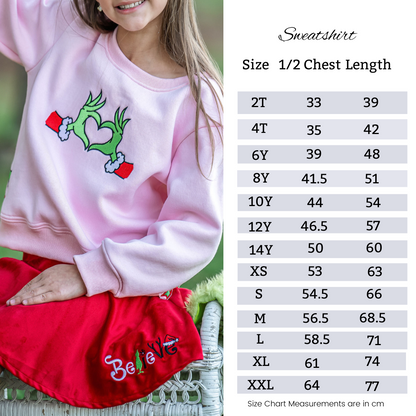 You're the Mean One Sweatshirt Mom and Mini Ready to Ship