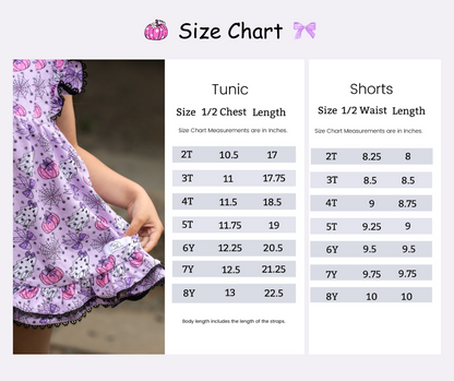 Halloween Ghoul Next Door Bow Back Tunic Set