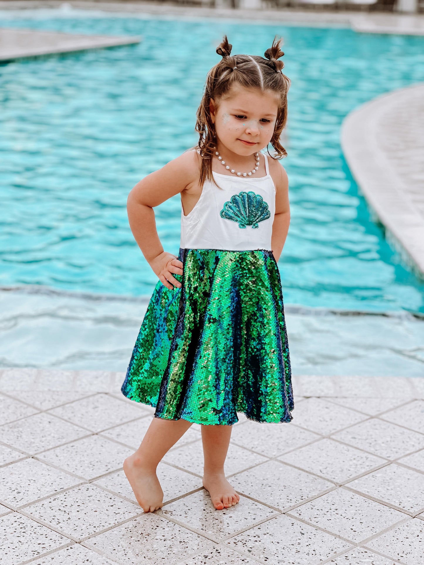 Princess of the Sea Mermaid Sequin Dress