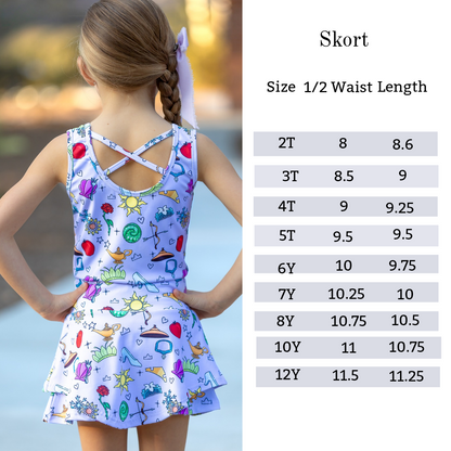 Princesses Athleisure Skort Set